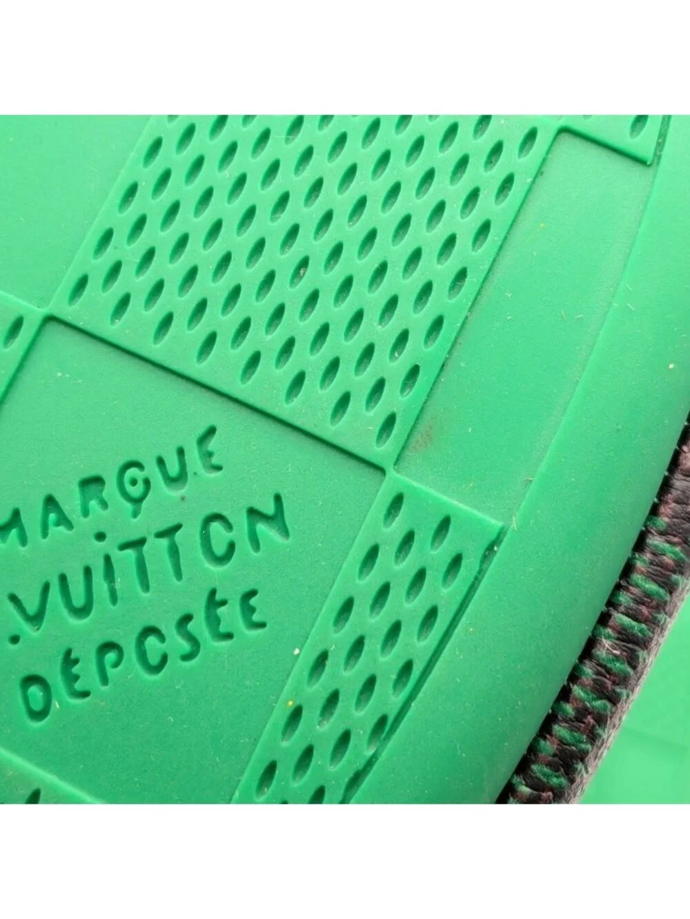 Louis Vuitton Palace Line Damier Green Brown Sandals Slippers